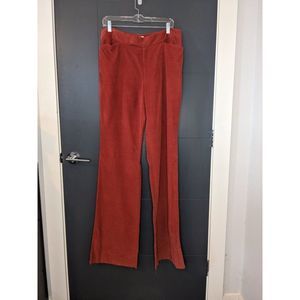 NWT Vintage Deadstock Barry Bricken Silk Blend Corduroy Flare Trousers - 12L